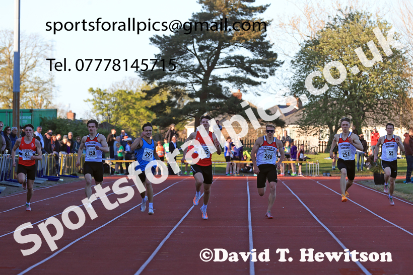 The 300 metres, 2026 NEGP 1, Monkton Stadium. Photo: David T. Hewitson/Sports for All Pics